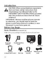 Preview for 12 page of GE DECT 00018 User Manual