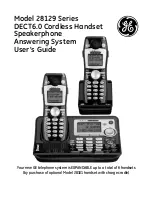 Preview for 1 page of GE DECT 0005374 User Manual