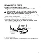 Preview for 13 page of GE DECT 0005374 User Manual