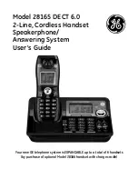 Preview for 1 page of GE DECT 28165 User Manual