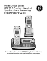 Preview for 1 page of GE DECT6.0 28128 User Manual