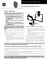 GE DEH-40117 Installer'S Instructions preview