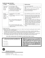 Preview for 2 page of GE DEH-40117 Installer'S Instructions