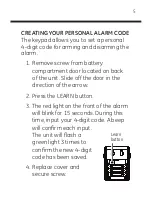 Preview for 5 page of GE DeluxeDoorAlarm User Manual