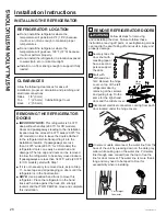 Preview for 28 page of GE DFE Series Owner'S Manual & Installation Instructions