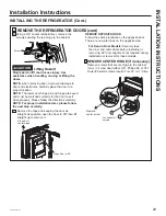 Preview for 29 page of GE DFE Series Owner'S Manual & Installation Instructions