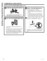 Preview for 38 page of GE DFE Series Owner'S Manual & Installation Instructions