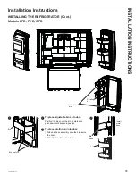 Preview for 41 page of GE DFE Series Owner'S Manual & Installation Instructions