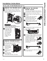 Предварительный просмотр 31 страницы GE DFE Owner'S Manual & Installation Instructions