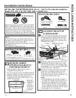 Предварительный просмотр 35 страницы GE DFE Owner'S Manual & Installation Instructions