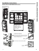 Предварительный просмотр 39 страницы GE DFE Owner'S Manual & Installation Instructions