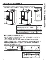 Предварительный просмотр 81 страницы GE DFE Owner'S Manual & Installation Instructions