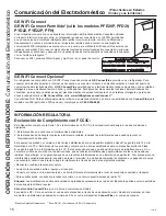 Предварительный просмотр 124 страницы GE DFE Owner'S Manual & Installation Instructions