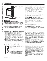 Preview for 12 page of GE DFE28 series Owner'S Manual & Installation Instructions