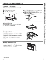 Preview for 17 page of GE DFE28 series Owner'S Manual & Installation Instructions