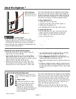 Preview for 10 page of GE DFE29 Owner'S Manual And Installation Instructions