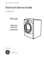 GE DHDVH52 Technical Service Manual preview