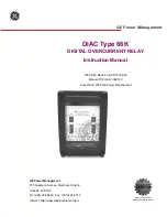 Preview for 1 page of GE DIAC 66K Instruction Manual