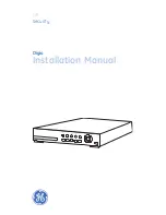 Preview for 1 page of GE Digi-4 Installation Manual