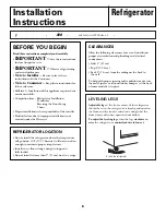 Preview for 8 page of GE Digital Energy LP 11 Owner'S Manual And Installation Instructions