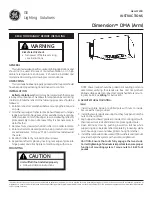 GE Dimension DMA Instructions preview