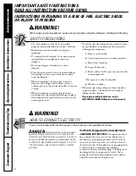 Preview for 2 page of GE Disposall GFB1000F Series Owner'S Manual & Installation Instructions