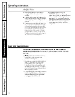 Preview for 10 page of GE Disposall GFB1000F Series Owner'S Manual & Installation Instructions