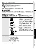 Preview for 11 page of GE Disposall GFB1000F Series Owner'S Manual & Installation Instructions