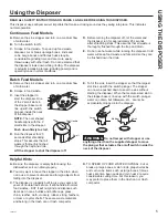 Preview for 5 page of GE DISPOSALL GFB760N Owner'S Manual And Installation Instructions