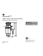 GE Disposall GFC1020T Dimensional Information preview