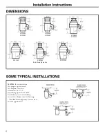 Предварительный просмотр 8 страницы GE Disposall GFC1020V Owner'S Manual & Installation Instructions