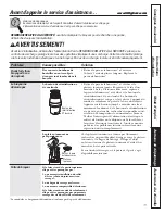 Предварительный просмотр 35 страницы GE Disposall GFC1020V Owner'S Manual & Installation Instructions