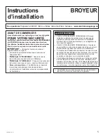 Preview for 21 page of GE DISPOSALL GFC365 Owner'S Manual And Installation Instructions