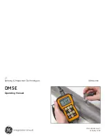 GE DM5E Operating Manual preview