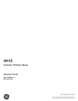 Предварительный просмотр 3 страницы GE DM5E Operating Manual