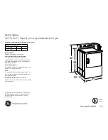 GE DMCD330EH Dimensions And Installation Information preview