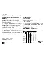 Preview for 2 page of GE DMCD330GJWC Dimensions And Installation Information