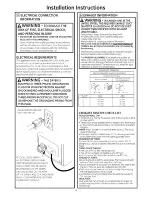 Preview for 4 page of GE DNCK440GG9WC Installation Instructions Manual