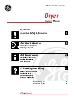 GE DNSR473 Owner'S Manual preview