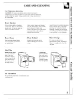 Preview for 11 page of GE DOE7200S Use And Care Manual