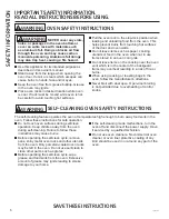 Preview for 6 page of GE Double Oven Self-Cleaning Gas Ranges Owner'S Manual