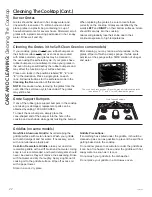 Preview for 22 page of GE Double Oven Self-Cleaning Gas Ranges Owner'S Manual