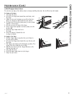 Preview for 25 page of GE Double Oven Self-Cleaning Gas Ranges Owner'S Manual