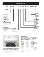 Preview for 4 page of GE DPGT750EC/GC Technical Service Manual