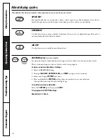 Preview for 10 page of GE DPSB620EC Owner'S Manual