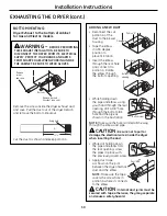 Предварительный просмотр 30 страницы GE DPVH880EJMG - 27" Electric Dryer Owner'S Manual & Installation Instructions