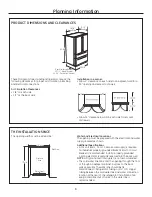 Preview for 3 page of GE Drawer Freezer Refrigerator Installation Instructions Manual