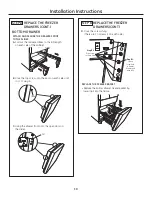 Preview for 10 page of GE Drawer Freezer Refrigerator Installation Instructions Manual