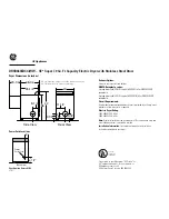 GE DRSR483ED Specifications preview