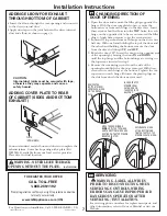 Предварительный просмотр 7 страницы GE DRSR483EGWW Installation Instructions Manual